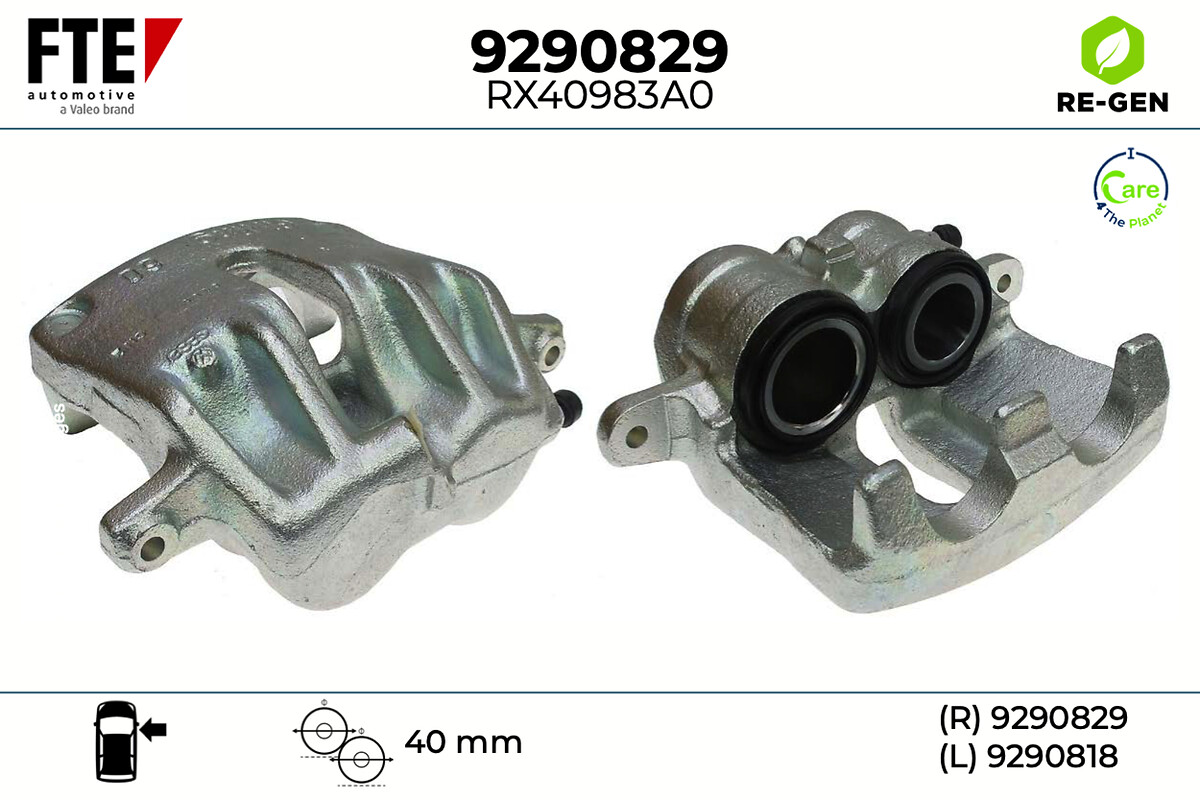 Étrier de frein FTE automotive GmbH ref. 9290829