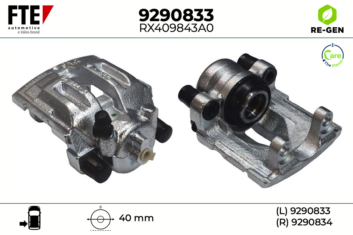 Étrier de frein FTE automotive GmbH ref. 9290833