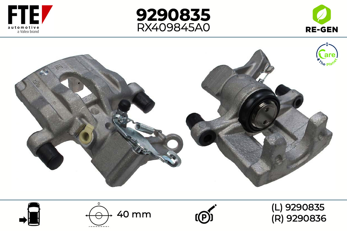 Étrier de frein FTE automotive GmbH ref. 9290835