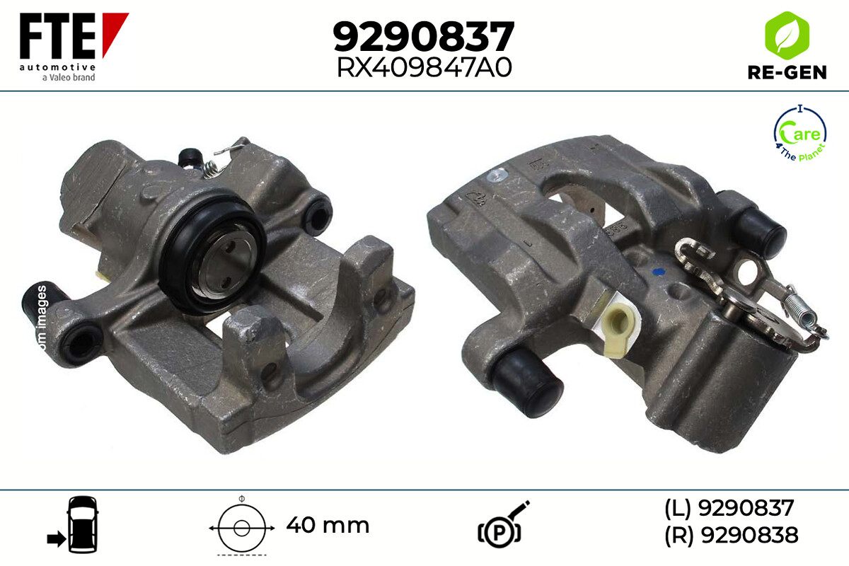 Étrier de frein FTE automotive GmbH ref. 9290837