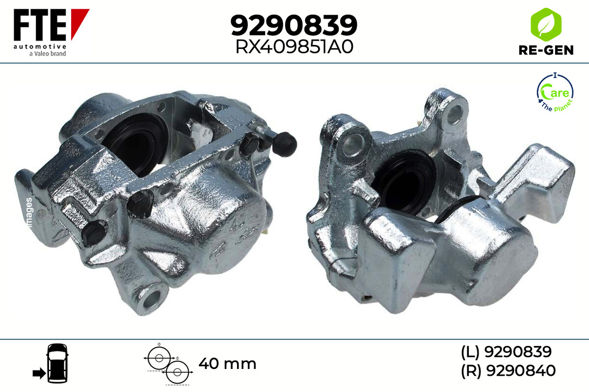 Étrier de frein FTE automotive GmbH ref. 9290839