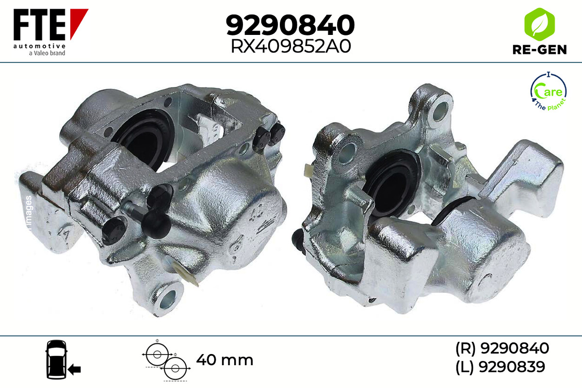 Étrier de frein FTE automotive GmbH ref. 9290840