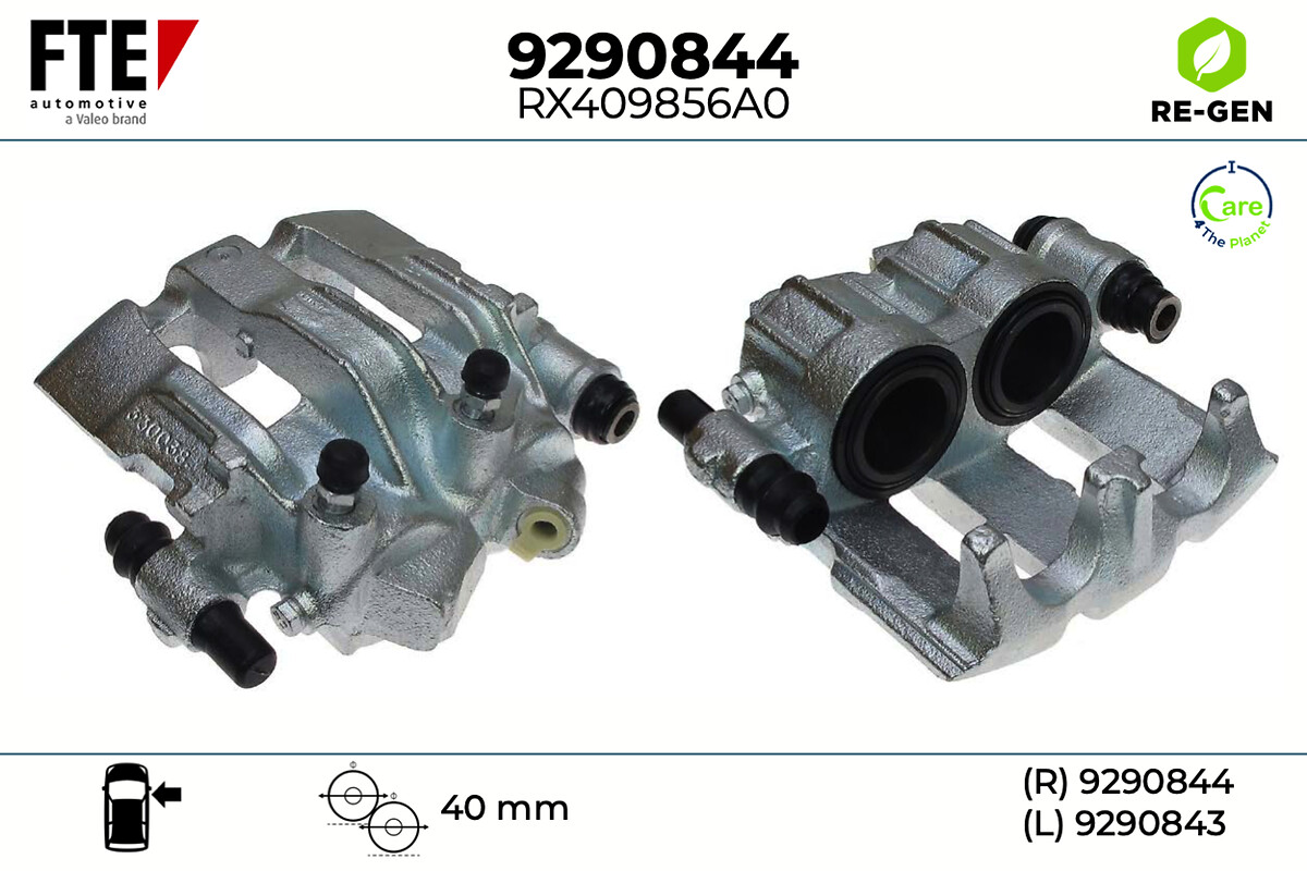 Étrier de frein FTE automotive GmbH ref. 9290844