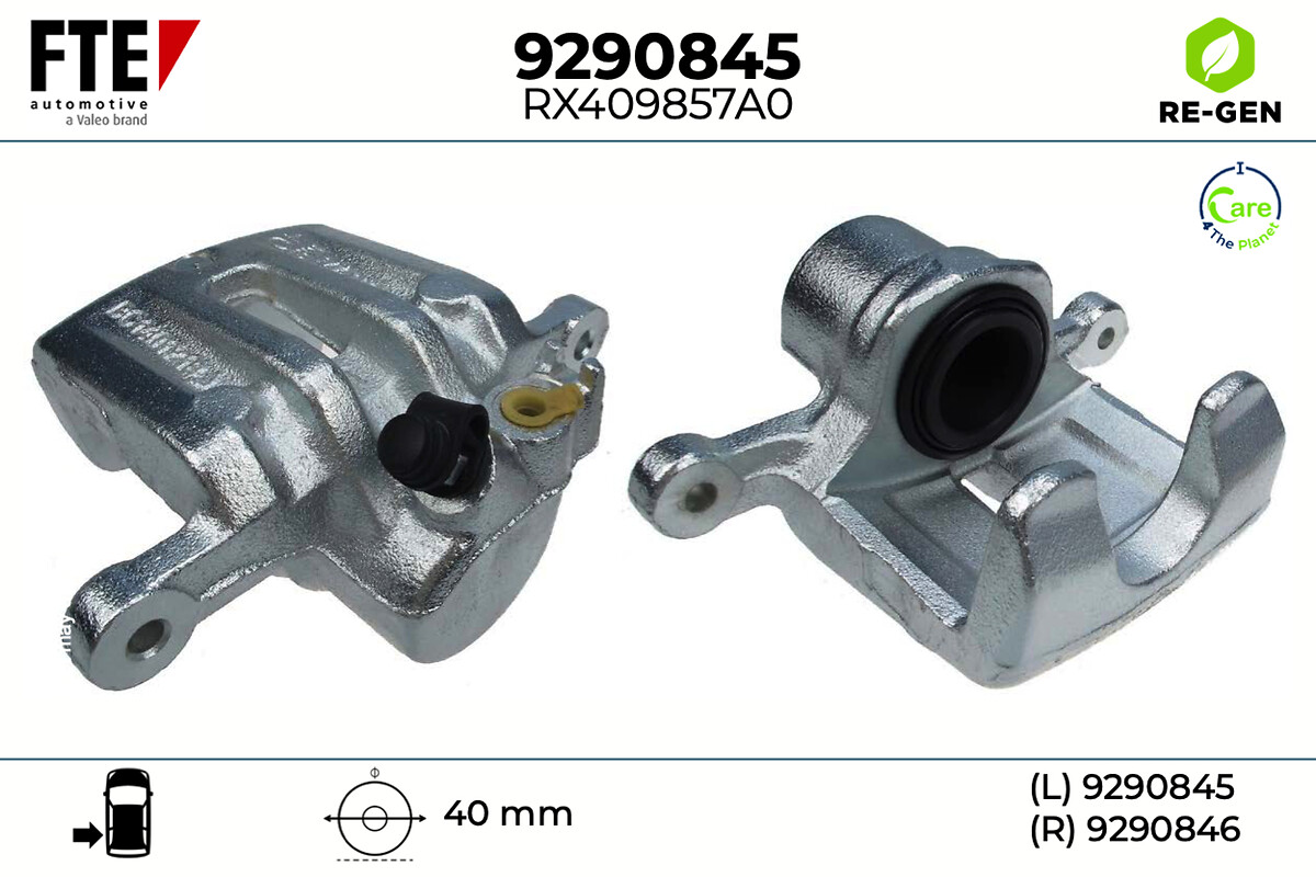 Étrier de frein FTE automotive GmbH ref. 9290845