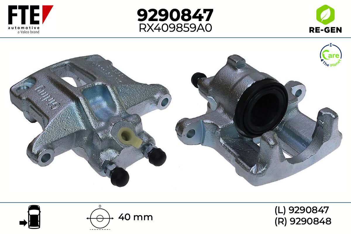 Étrier de frein FTE automotive GmbH ref. 9290847