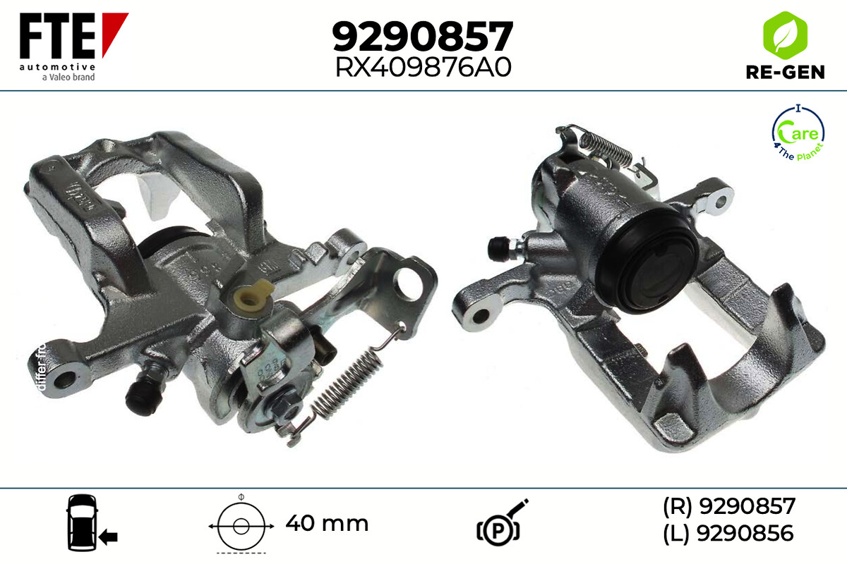Étrier de frein FTE automotive GmbH ref. 9290857