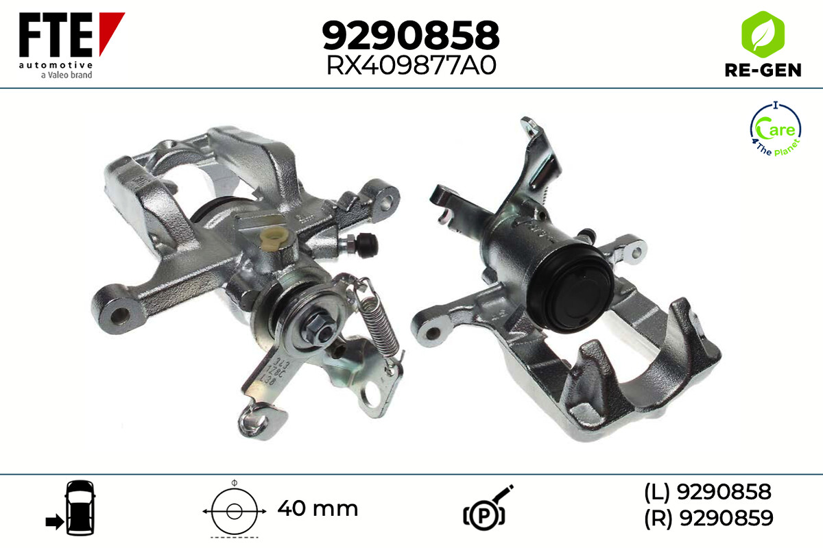 Étrier de frein FTE automotive GmbH ref. 9290858