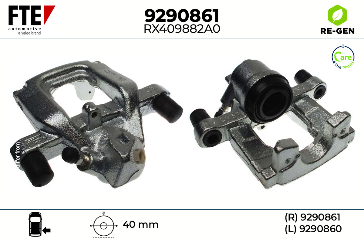 Étrier de frein FTE automotive GmbH ref. 9290861