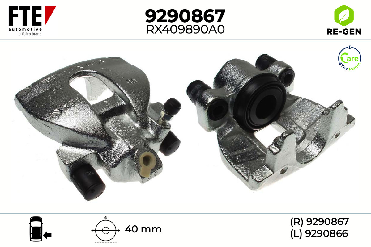 Étrier de frein FTE automotive GmbH ref. 9290867