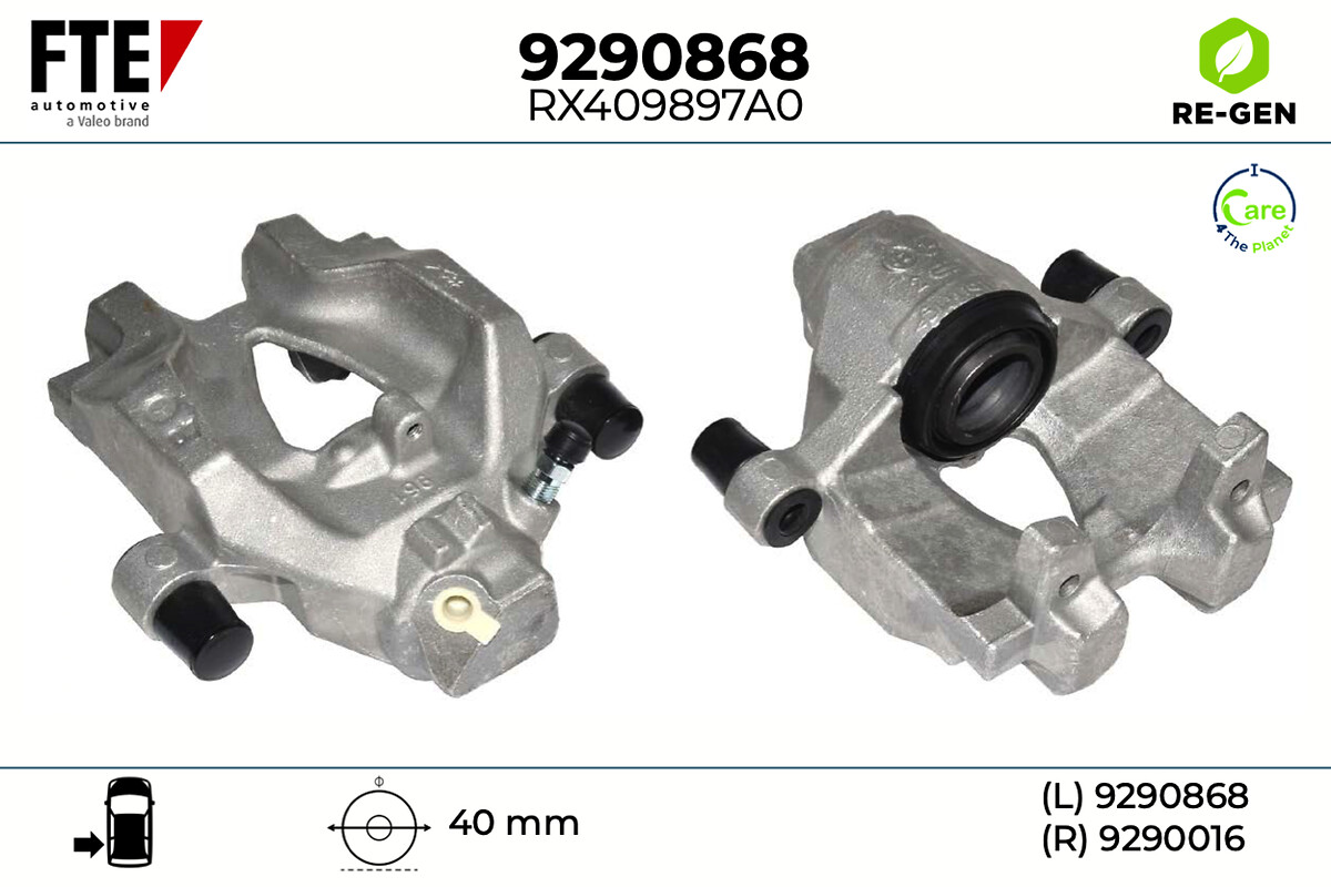 Étrier de frein FTE automotive GmbH ref. 9290868