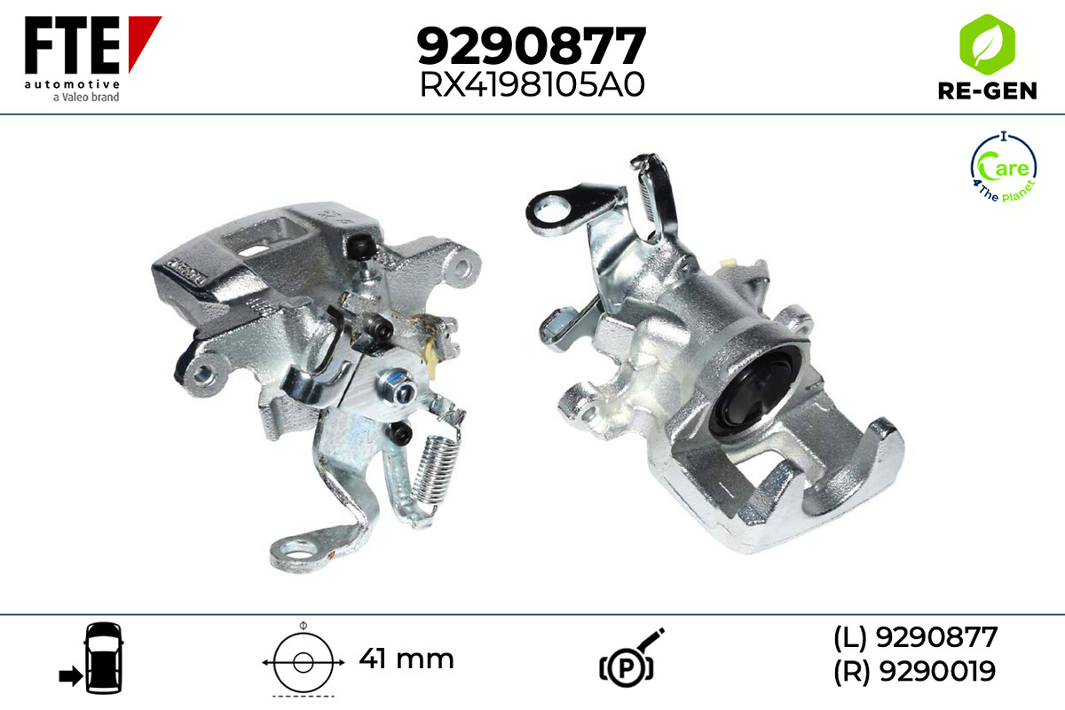 Étrier de frein FTE automotive GmbH ref. 9290877