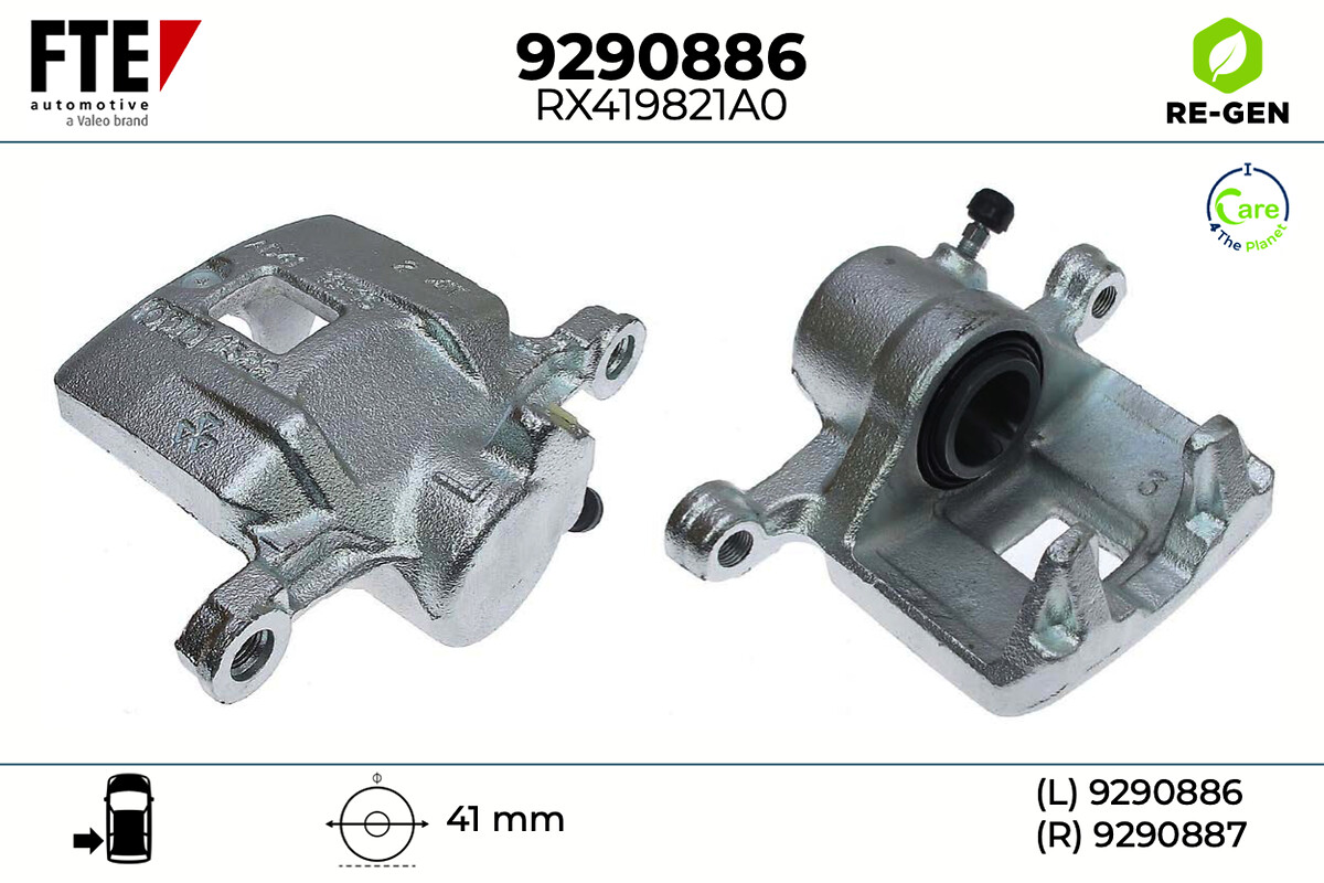Étrier de frein FTE automotive GmbH ref. 9290886