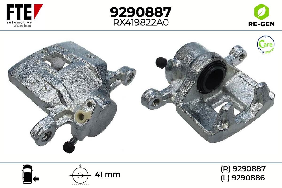 Étrier de frein FTE automotive GmbH ref. 9290887