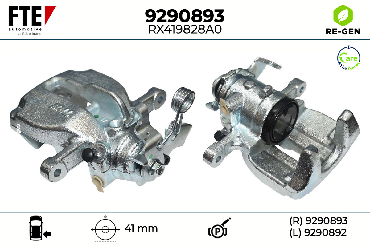 Étrier de frein FTE automotive GmbH ref. 9290893