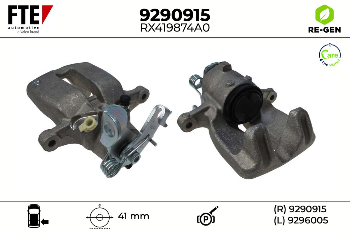 Étrier de frein FTE automotive GmbH ref. 9290915