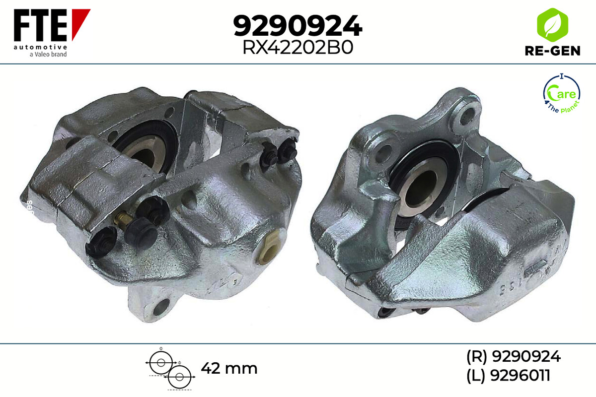 Étrier de frein FTE automotive GmbH ref. 9290924