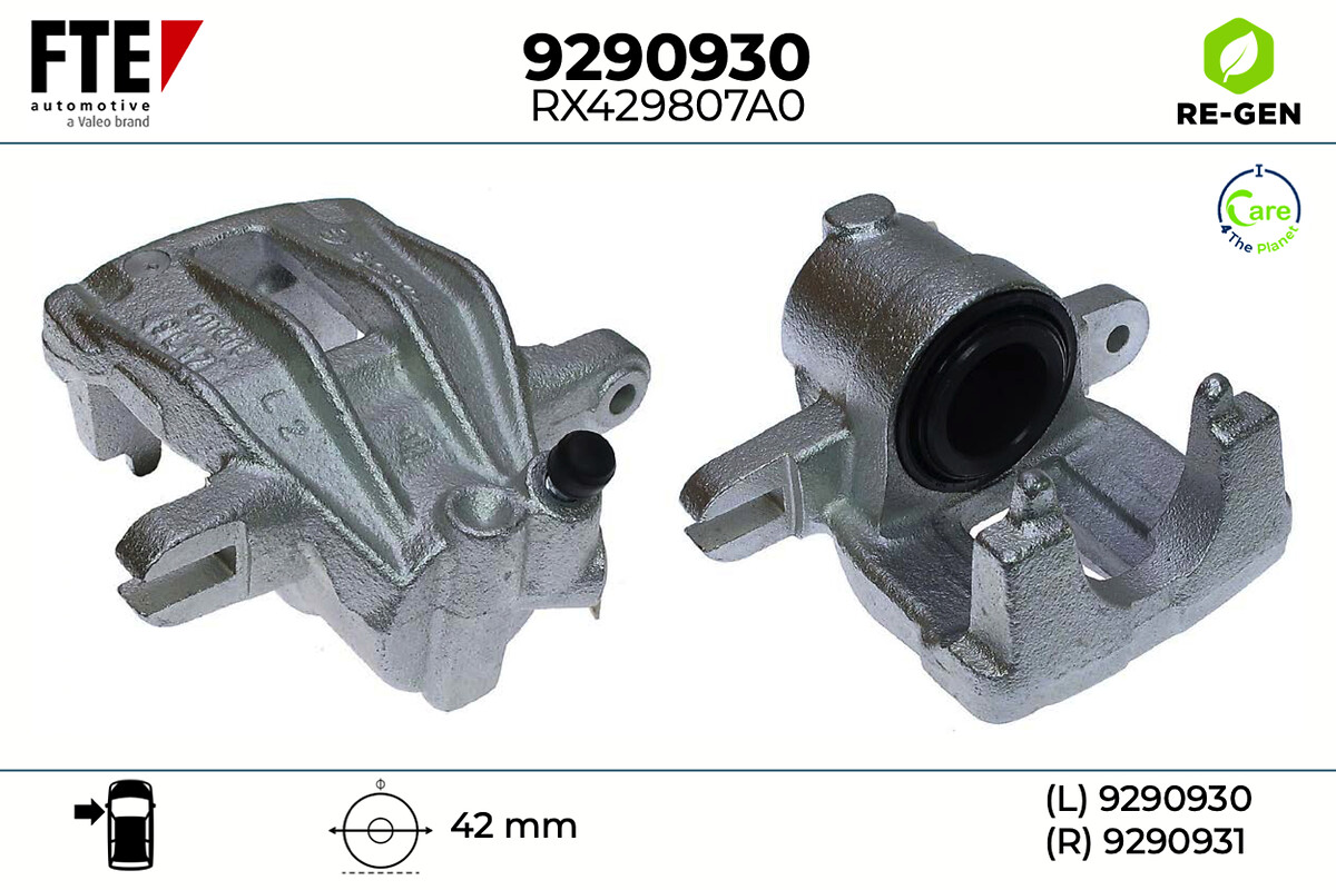 Étrier de frein FTE automotive GmbH ref. 9290930