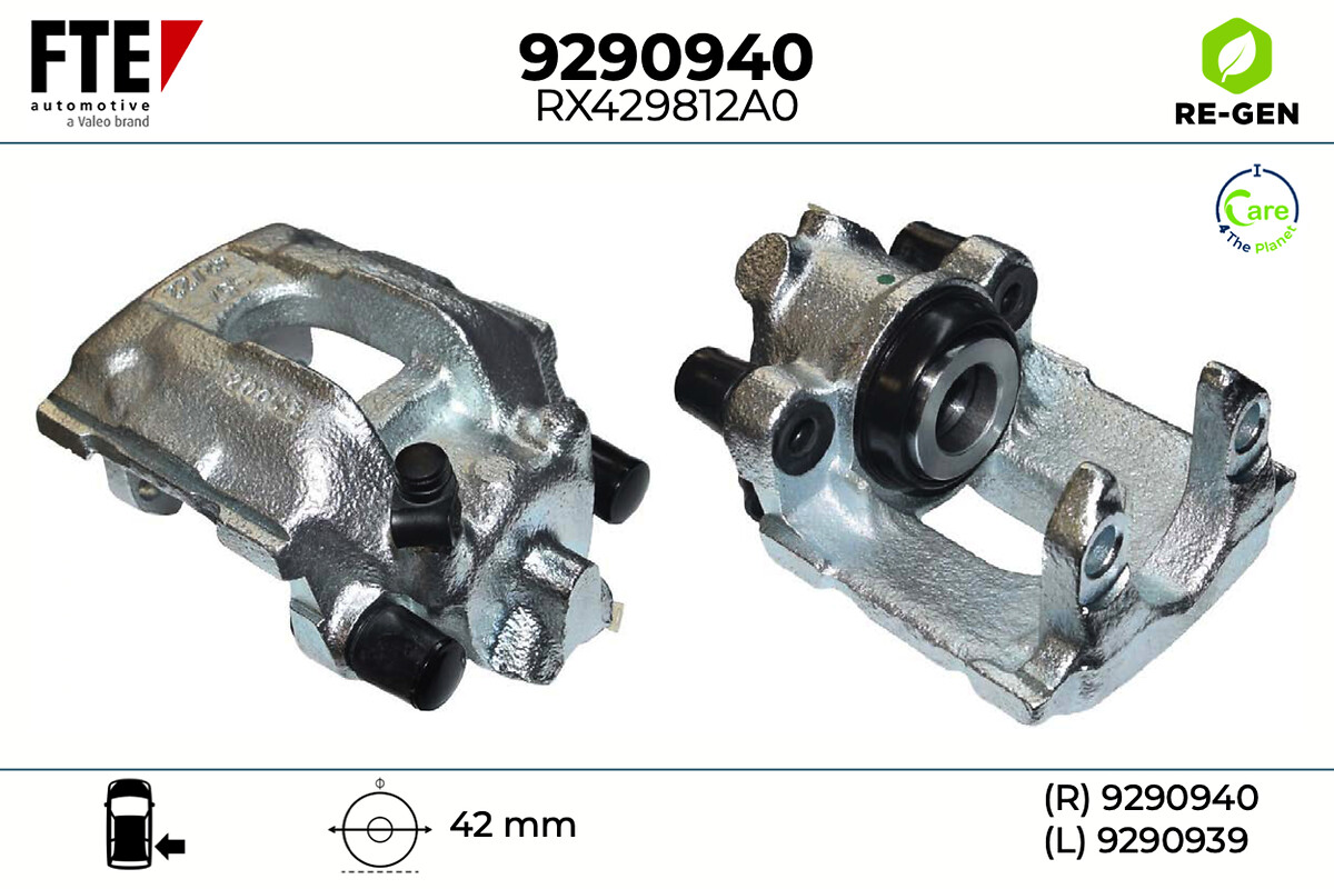 Étrier de frein FTE automotive GmbH ref. 9290940