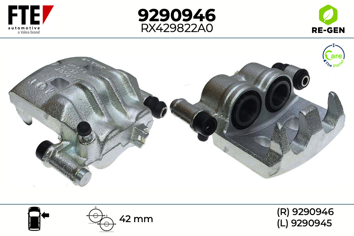 Étrier de frein FTE automotive GmbH ref. 9290946