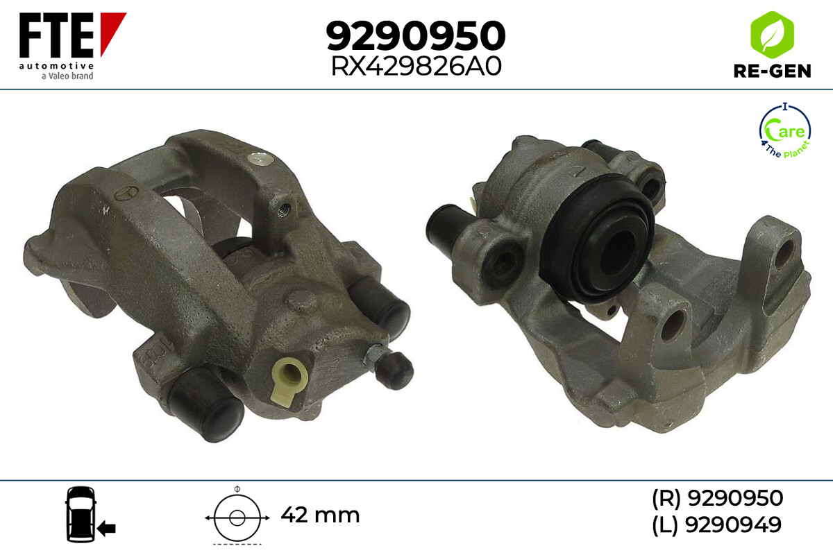 Étrier de frein FTE automotive GmbH ref. 9290950