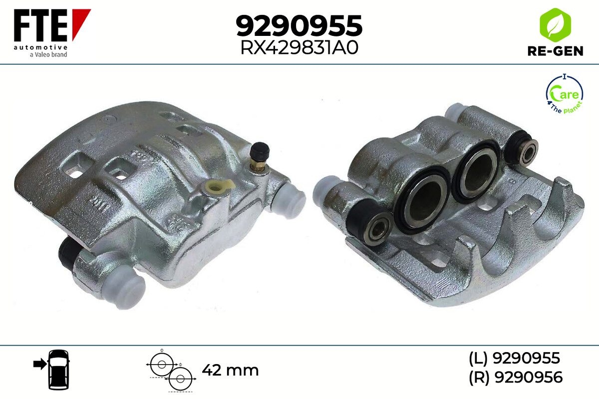 Étrier de frein FTE automotive GmbH ref. 9290955