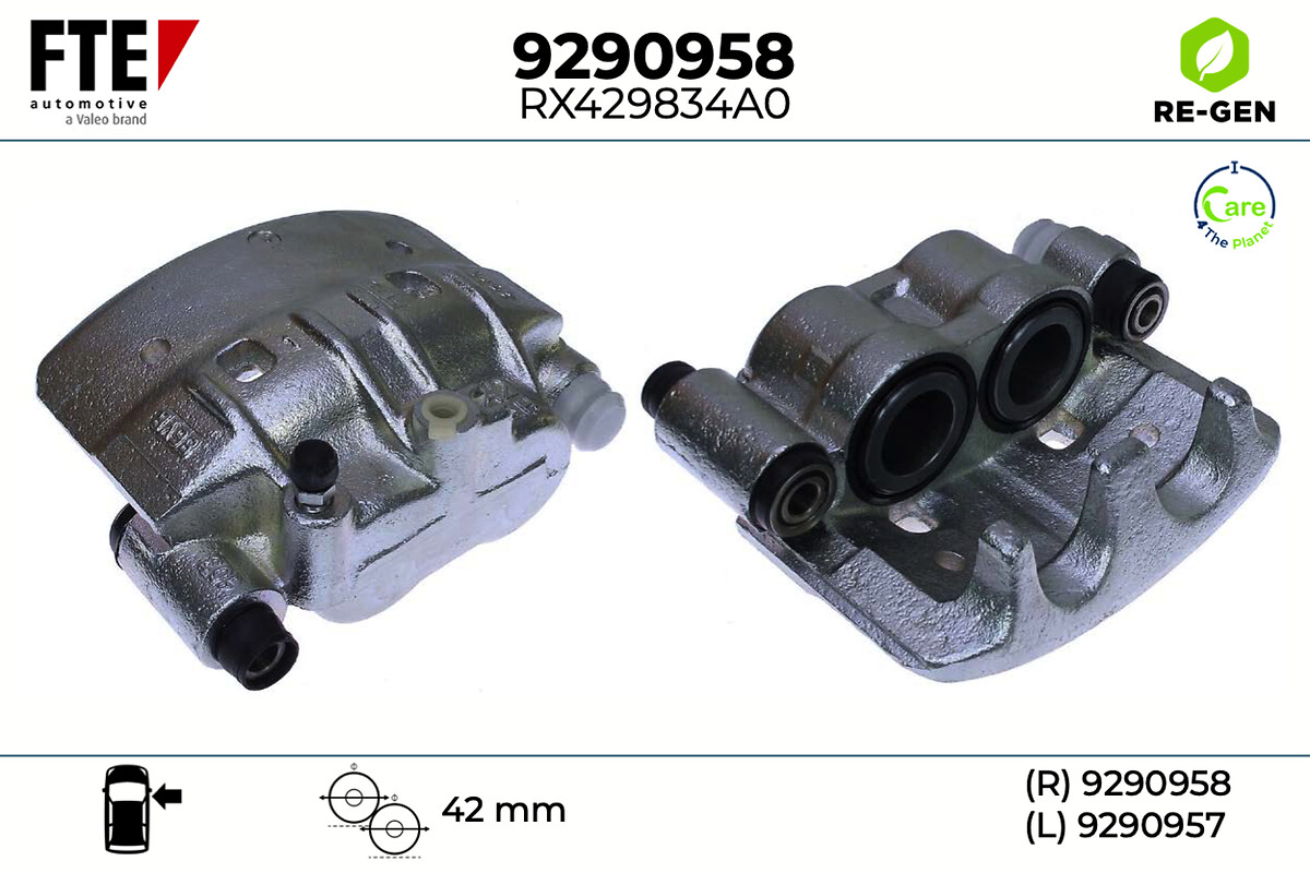 Étrier de frein FTE automotive GmbH ref. 9290958