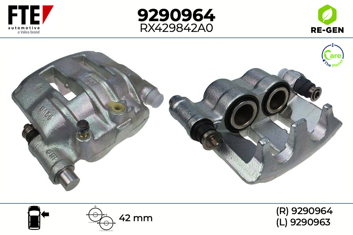 Étrier de frein FTE automotive GmbH ref. 9290964