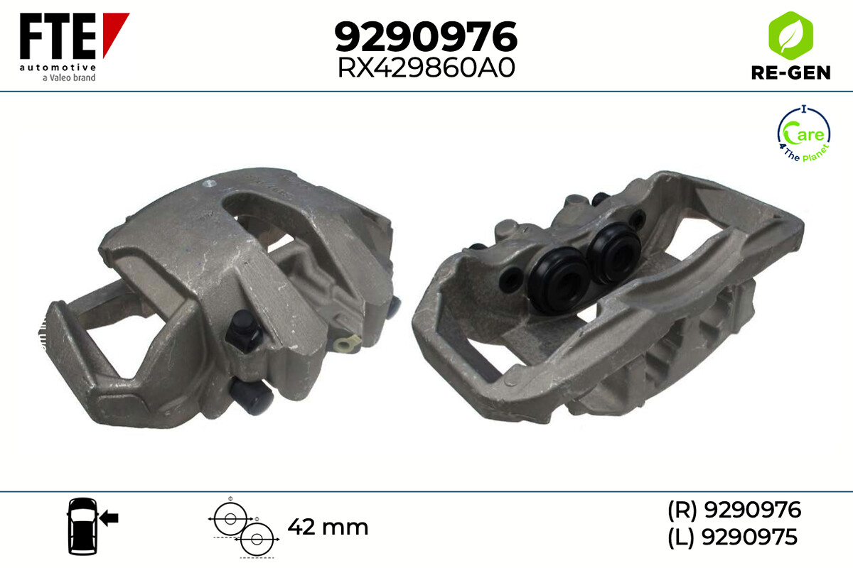Étrier de frein FTE automotive GmbH ref. 9290976