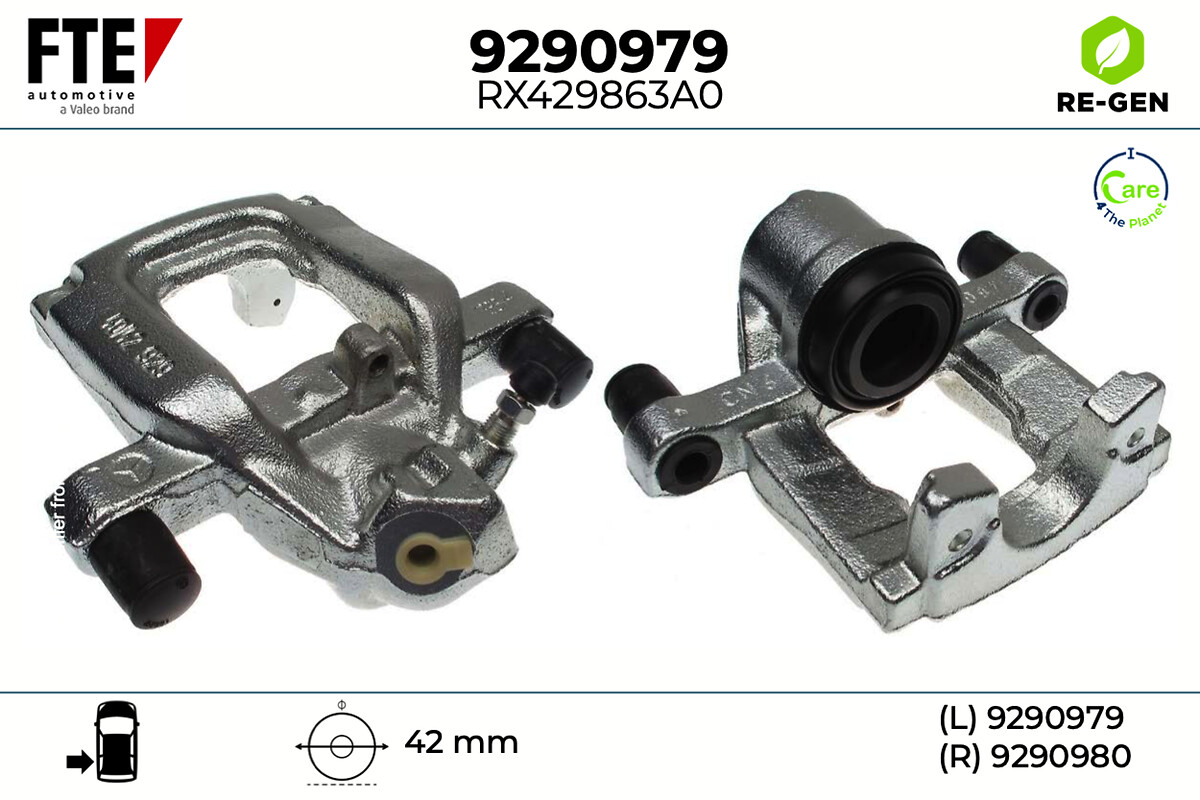 Étrier de frein FTE automotive GmbH ref. 9290979