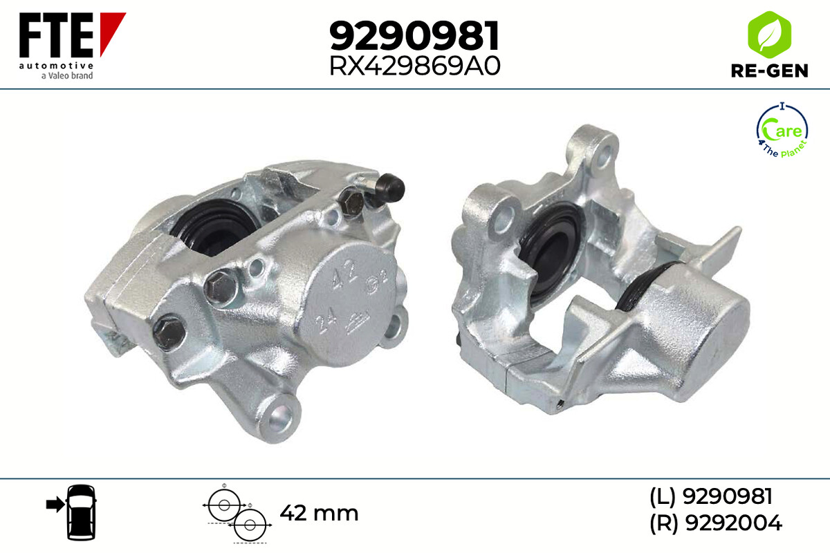 Étrier de frein FTE automotive GmbH ref. 9290981