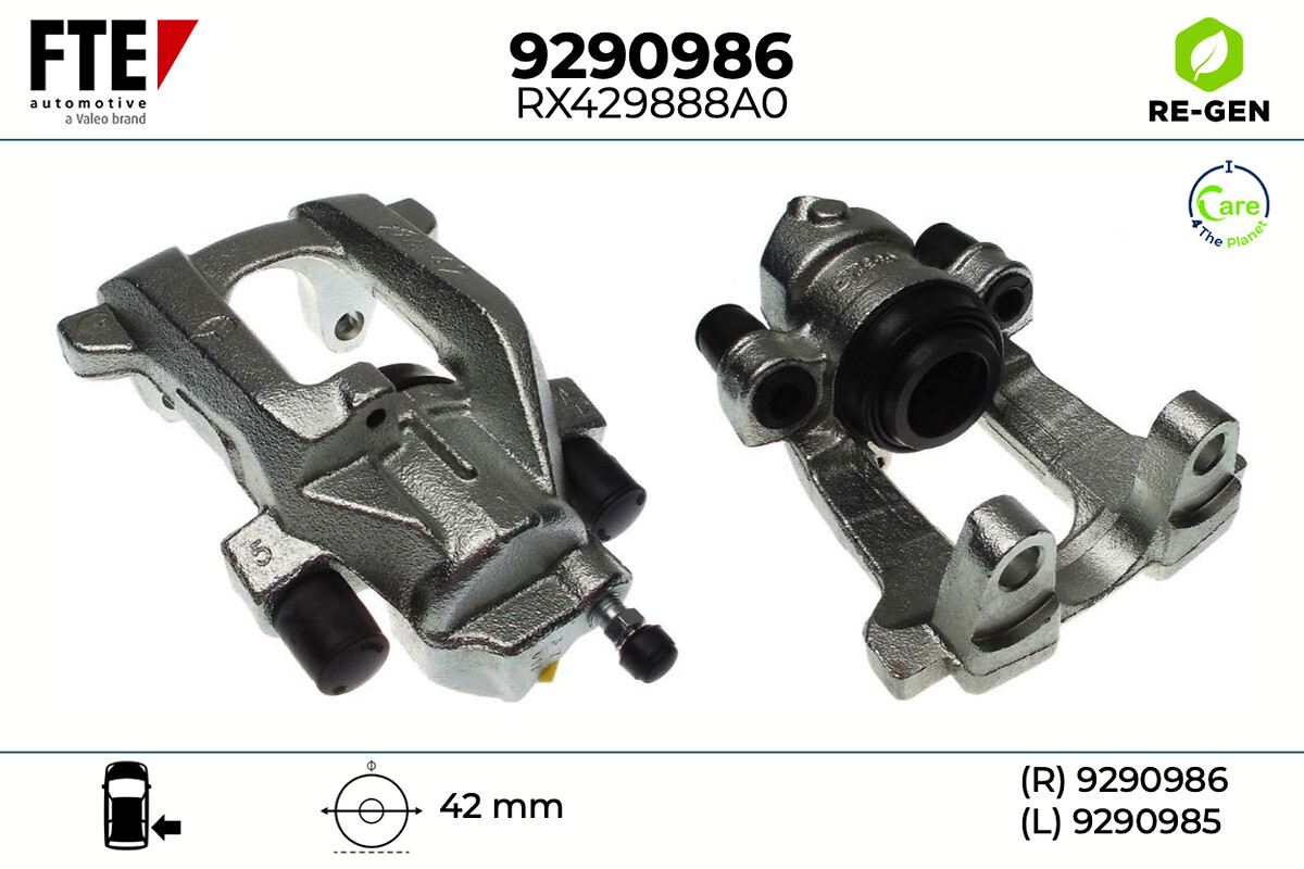 Étrier de frein FTE automotive GmbH ref. 9290986