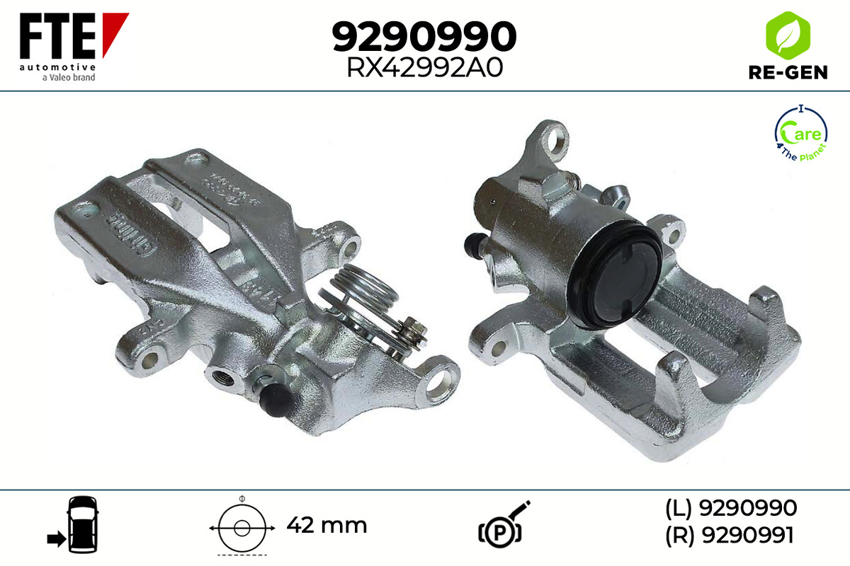 Étrier de frein FTE automotive GmbH ref. 9290990