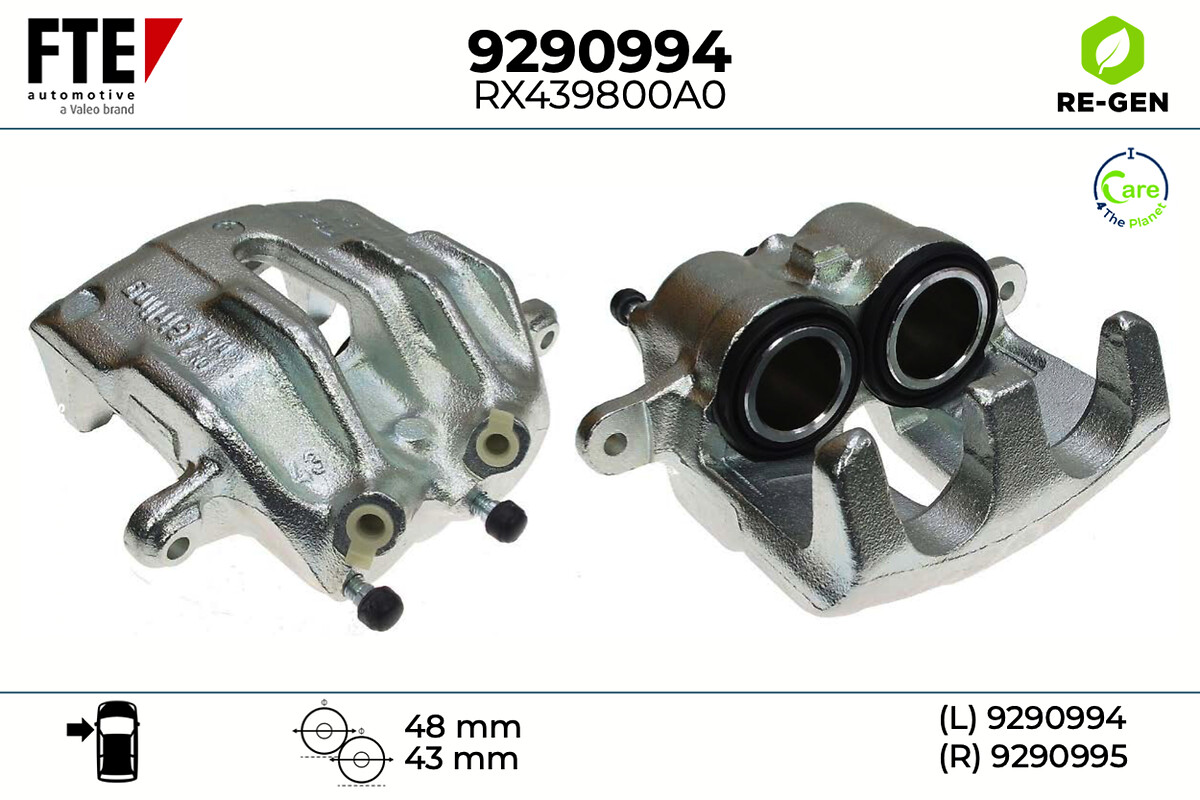 Étrier de frein FTE automotive GmbH ref. 9290994