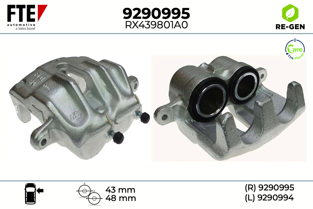 Étrier de frein FTE automotive GmbH ref. 9290995