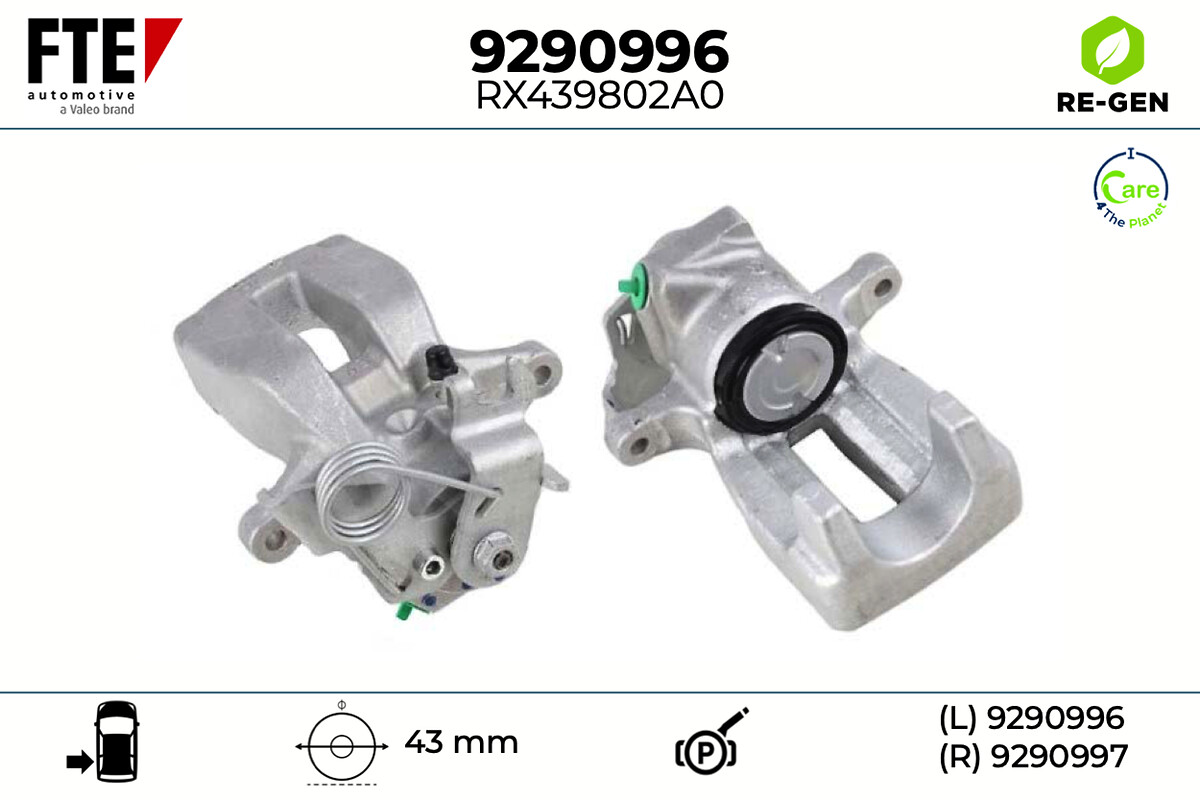 Étrier de frein FTE automotive GmbH ref. 9290996