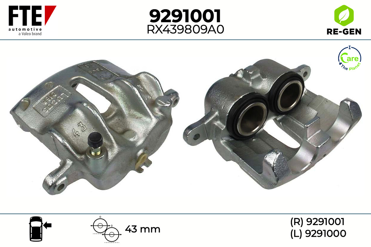 Étrier de frein FTE automotive GmbH 9291001