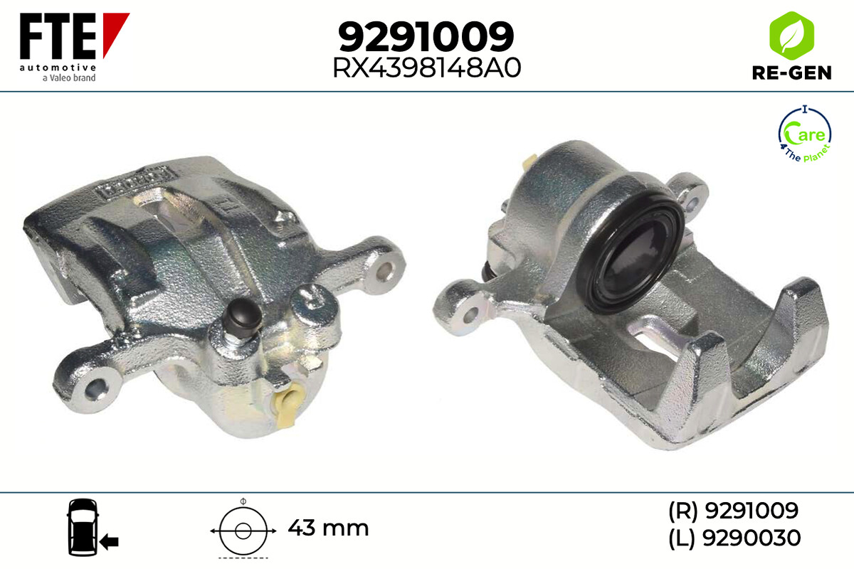Étrier de frein FTE automotive GmbH ref. 9291009