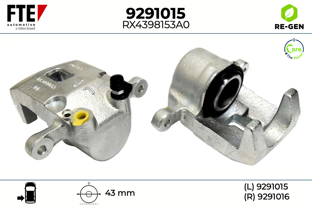 Étrier de frein FTE automotive GmbH ref. 9291015