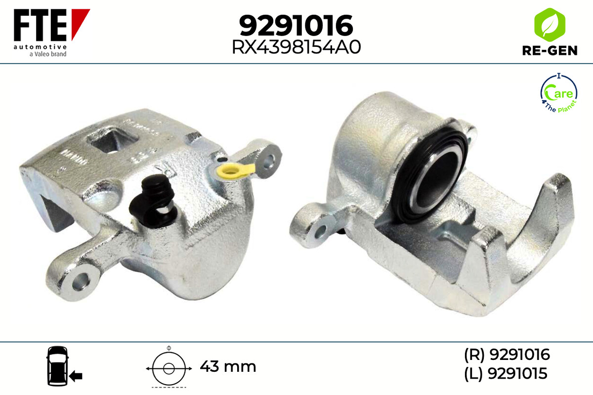 Étrier de frein FTE automotive GmbH ref. 9291016