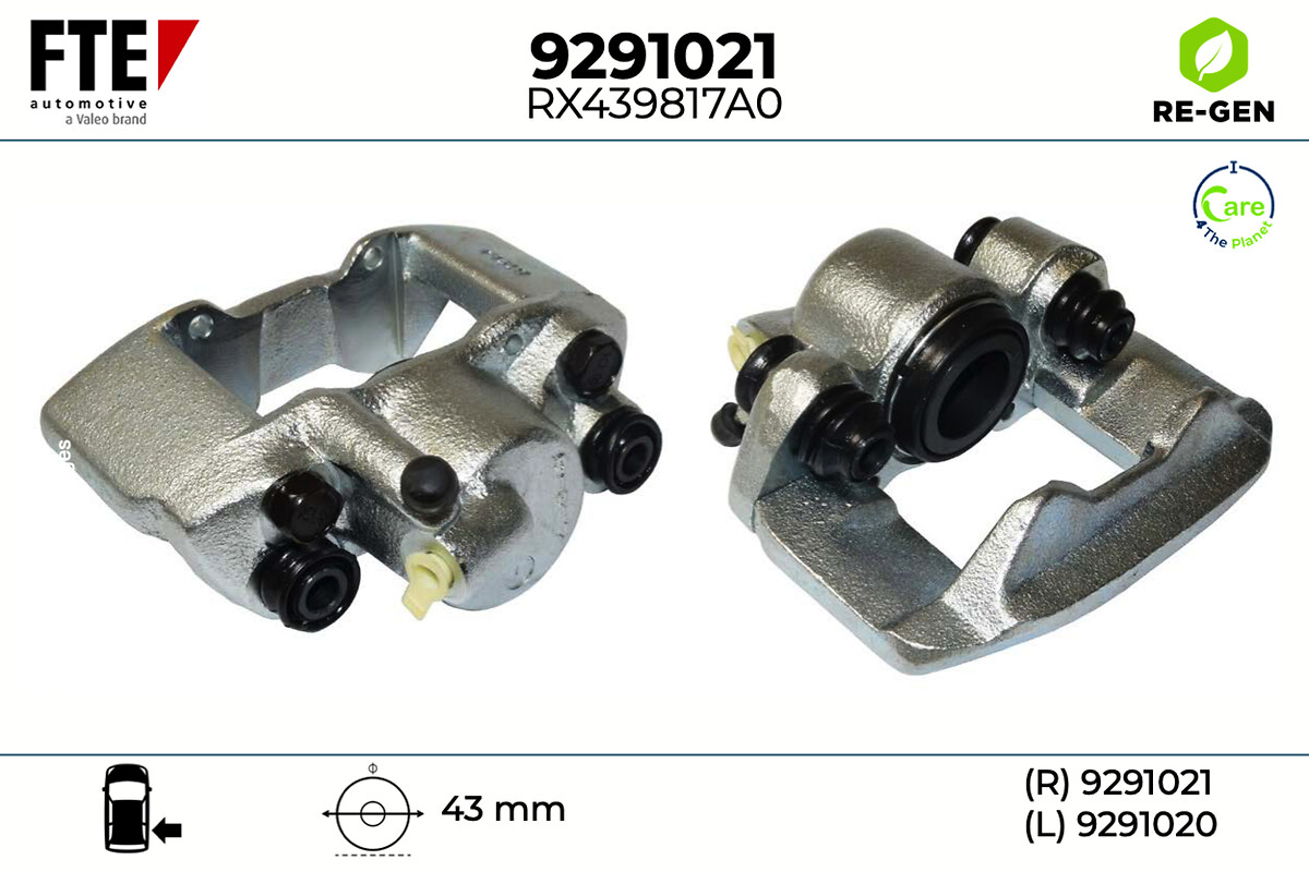Étrier de frein FTE automotive GmbH ref. 9291021