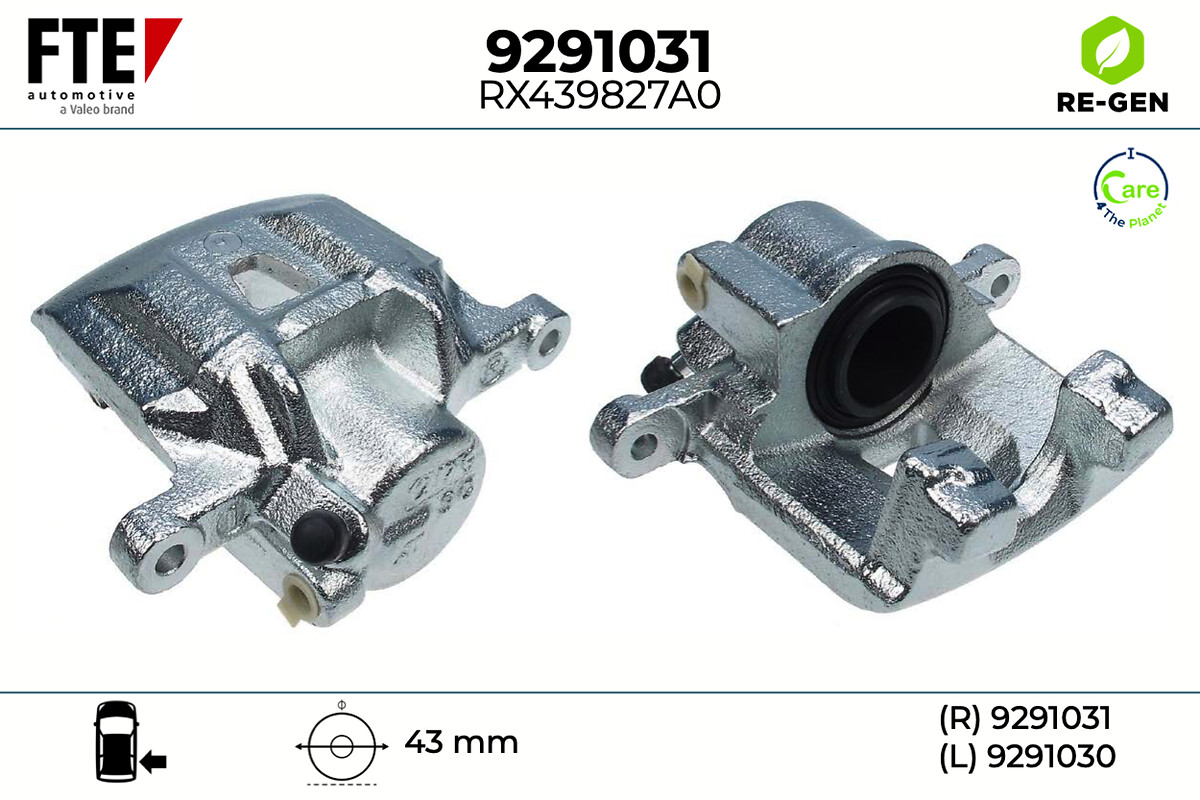 Étrier de frein FTE automotive GmbH ref. 9291031