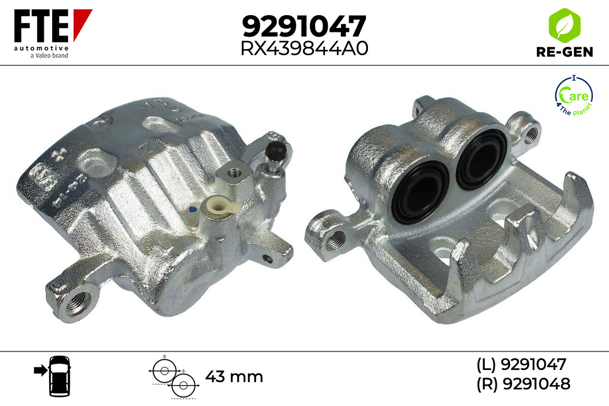 Étrier de frein FTE automotive GmbH ref. 9291047