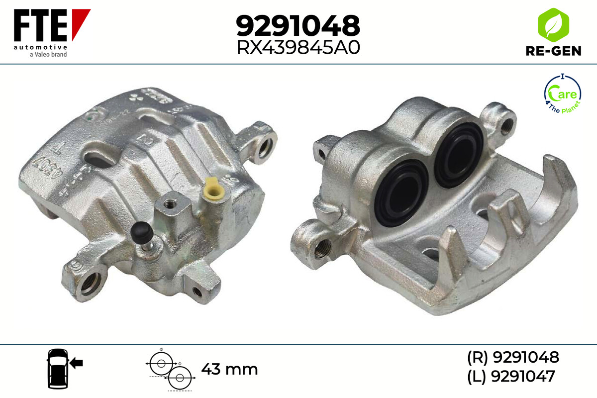 Étrier de frein FTE automotive GmbH ref. 9291048