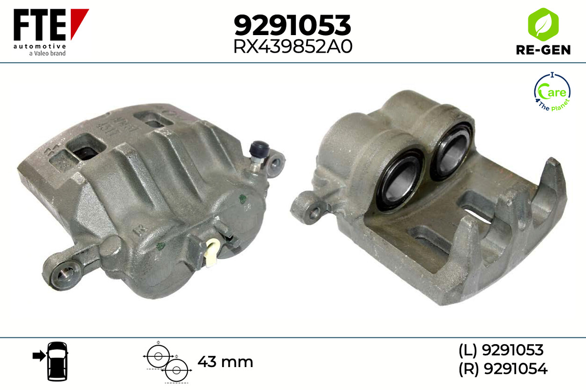 Étrier de frein FTE automotive GmbH ref. 9291053