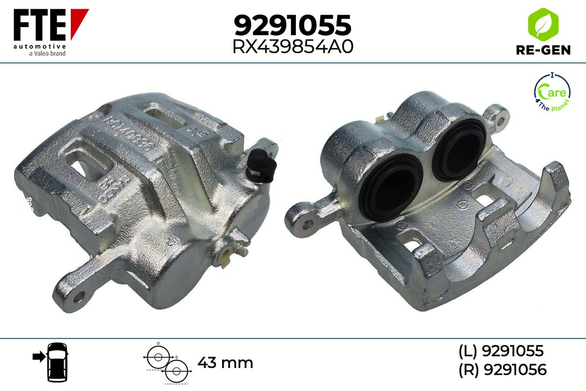 Étrier de frein FTE automotive GmbH ref. 9291055