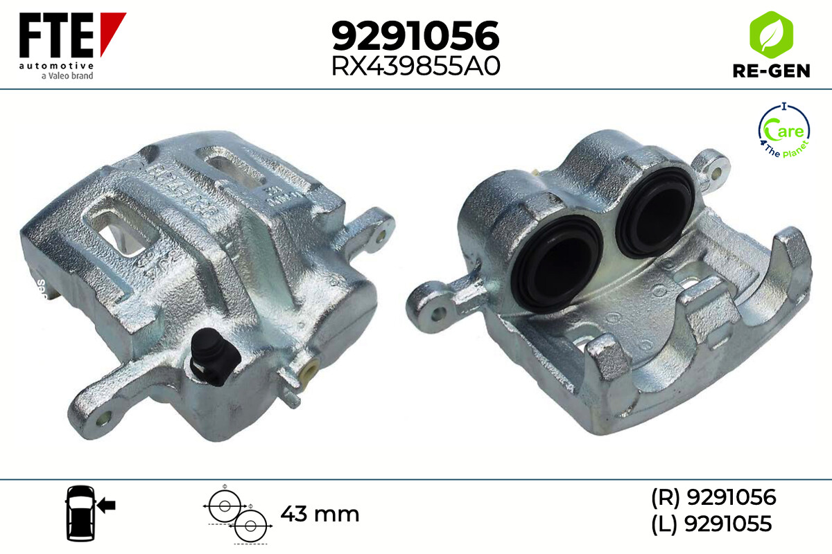Étrier de frein FTE automotive GmbH ref. 9291056