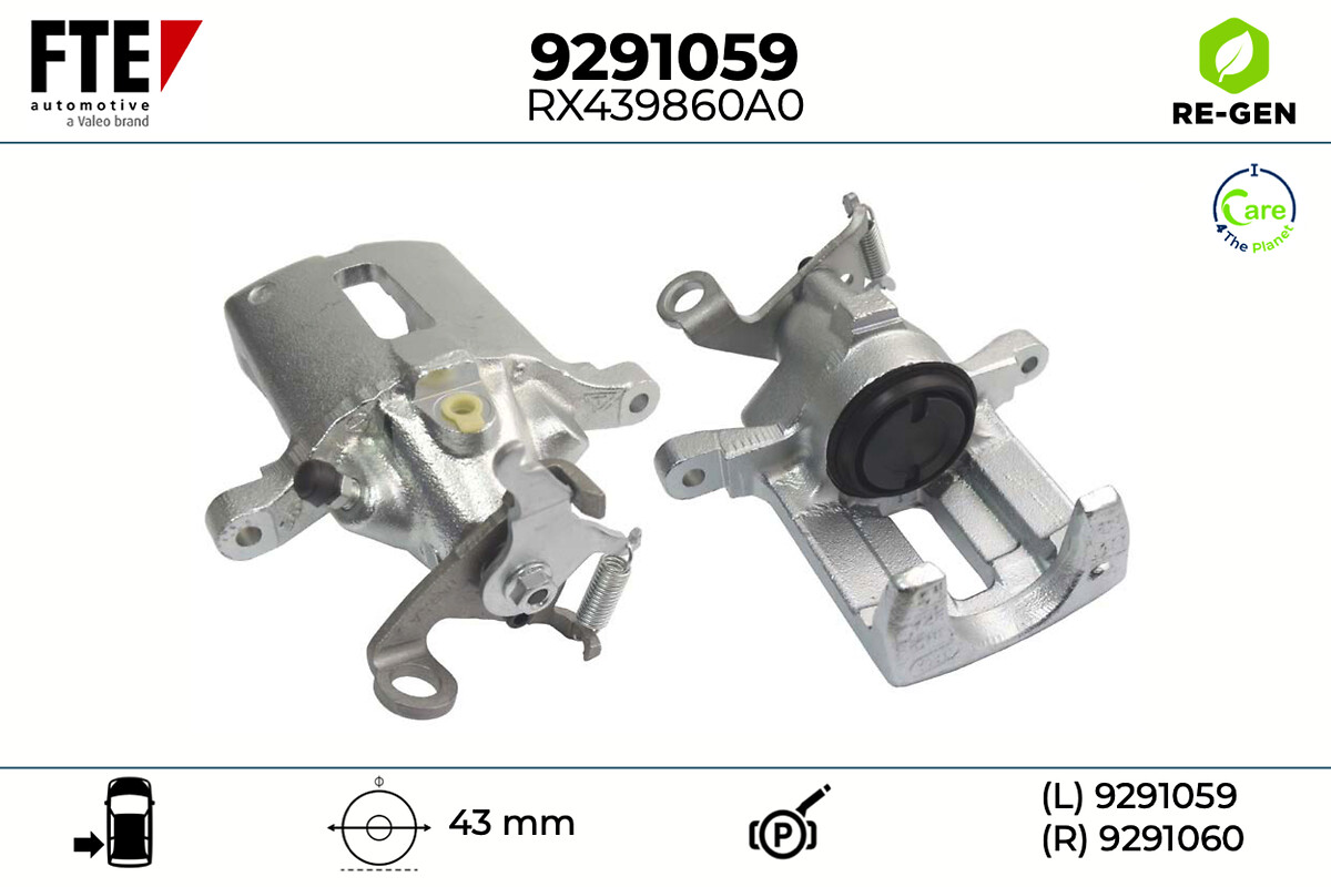 Étrier de frein FTE automotive GmbH ref. 9291059