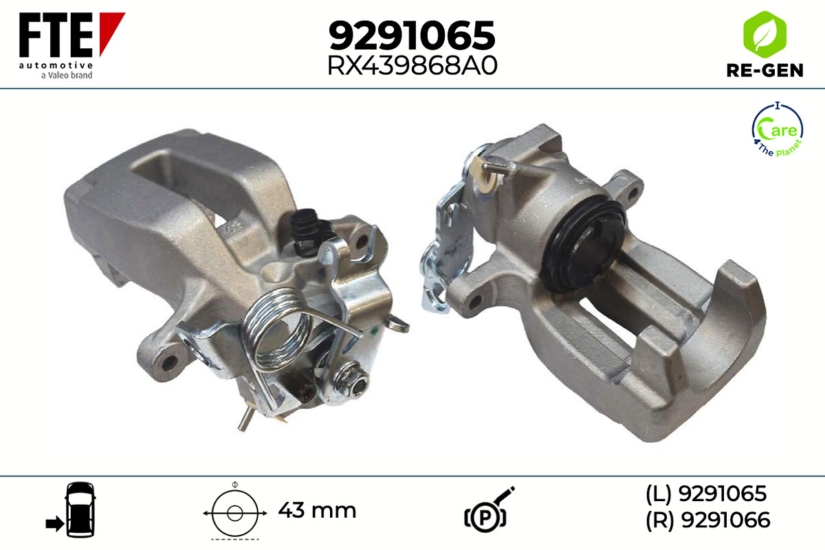 Étrier de frein FTE automotive GmbH ref. 9291065