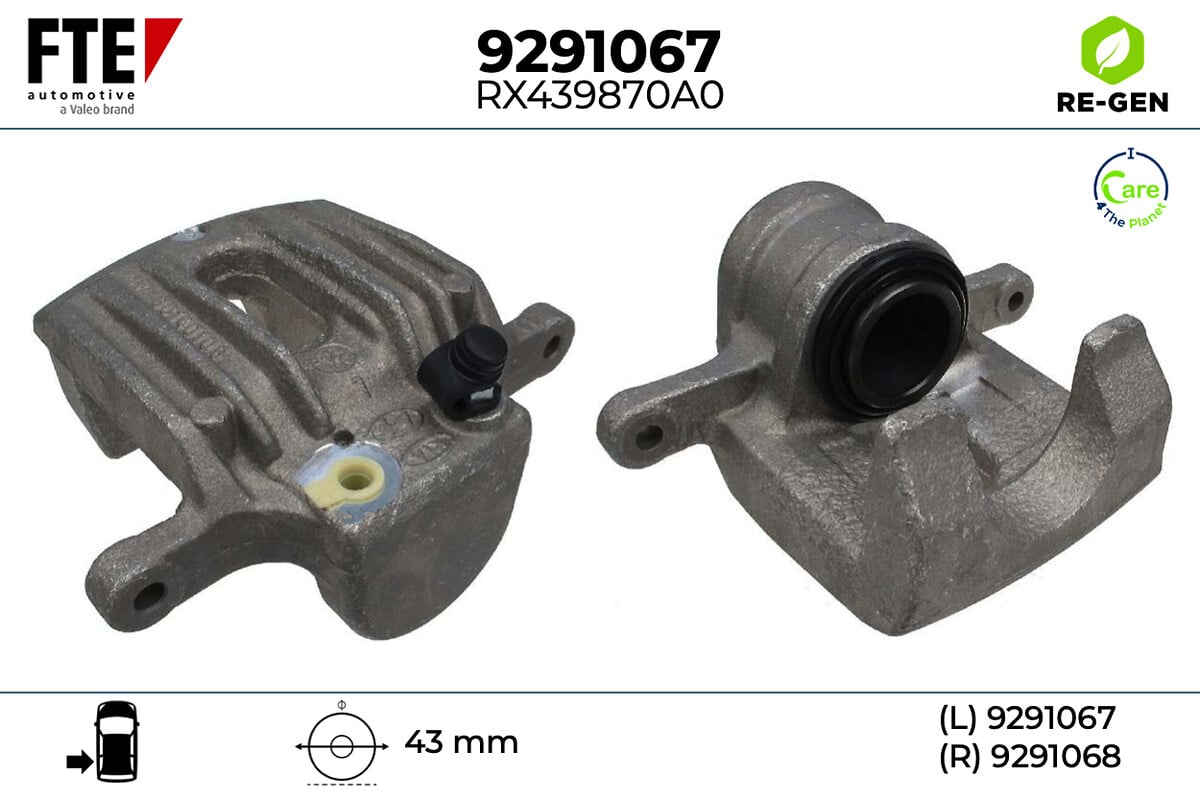 Étrier de frein FTE automotive GmbH ref. 9291067