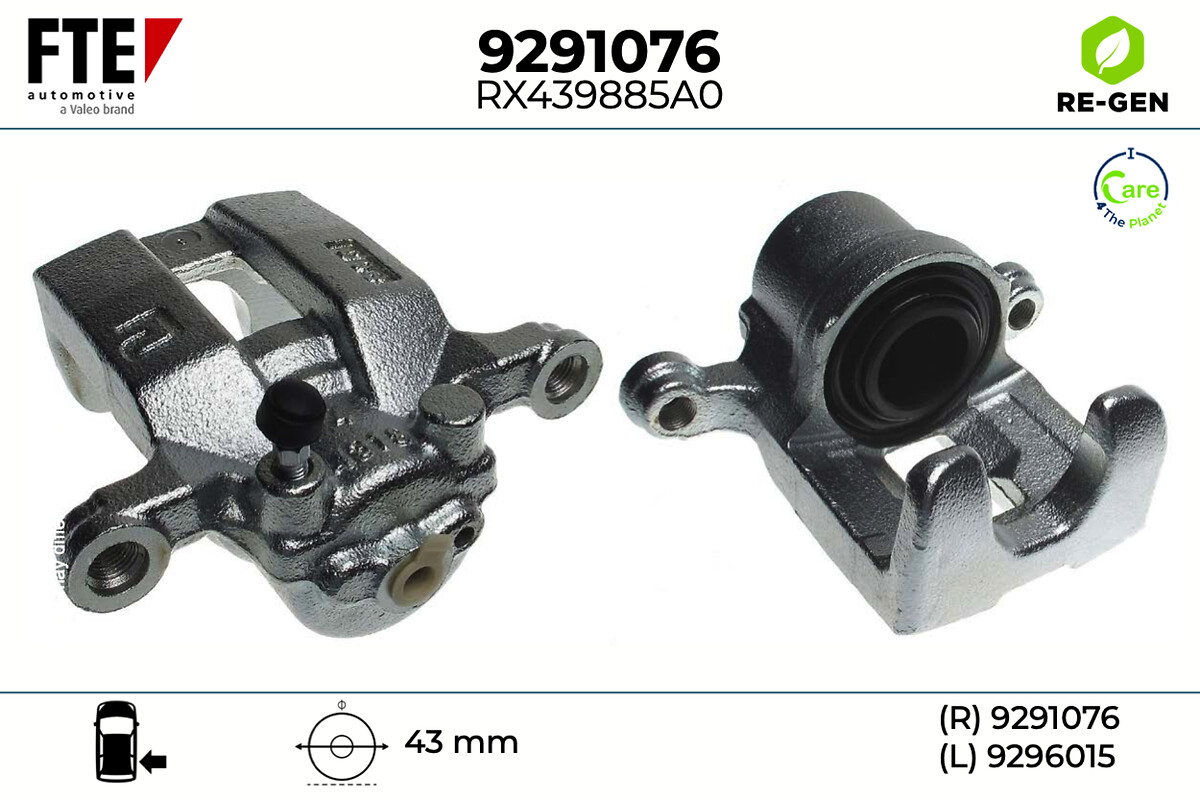 Étrier de frein FTE automotive GmbH 9291076